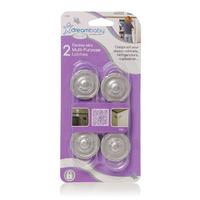 Dreambaby Mini Multi Purpose Latch 5 Pack - Silver
