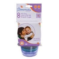 Dreambaby 8 Multi-coloured Snack Cups