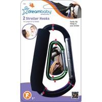 Dreambaby Stroller Hook Carabiner 2 Pack - Large And Small