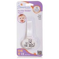 dreambaby pacifier holder lion and zebra 2 pack
