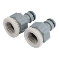 Draper 1/2 And 3/4 Bsp 2 Pack Tap Connectors