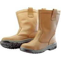 draper 08637 metal toecap and mid sole tan fur lined rigger work boots ...