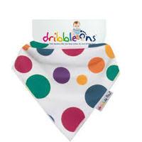 Dribble Ons Bandana Bib, Circus Rainbow Spot