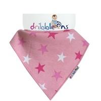 Dribble Ons Designer Bandana Bibs Pink Star