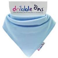 dribble ons dribble bib baby blue