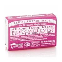 Dr. Bronner's Organic Pure Castile Rose Soap 140g