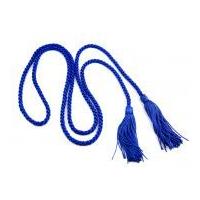 Dressing Gown Cord with Tassels Royal Blue
