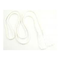 Dressing Gown Cord with Tassels Ivory