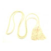 Dressing Gown Cord with Tassels Cream