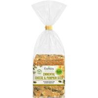 Dr Karg Organic Wholegrain Crisp Bread - Emmental Cheese & Pumpkin Seed (200g)