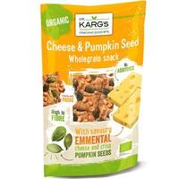 Dr Karg Organic Wholegrain Crisp bread - Emmental Cheese & Pumpkin Seed Bite size (110g)