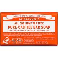 dr bronners tea tree castile soap bar 140g