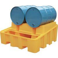 DRUM RACK BASE YELLOW PLASTIC - H X W X DMM: 635 X 1350 X 1375