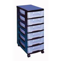 DRAW UNIT 6 X 7 LITRE - BLACK/CL...