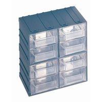 DRAWER UNIT, INTERLOCKING 8 DRAWERS