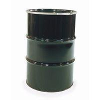 DRUM - STEEL OPEN TOP 45 GALLON, BLACK/PLAIN