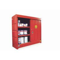 DRUM STORAGE, FULL SECURITY UNT DRUM CAP:3 SHELVES - RED