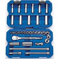 draper 33 piece square drive socket set 38inch