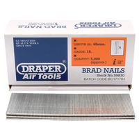 Draper 59830 40mm Brad Nails (5000)