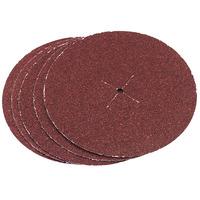 Draper 13139 5 x 125mm Coarse Grade Aluminium Oxide Sanding Discs