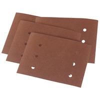 Draper 73526 Pack of Ten 115 x 145mm 120 Grit Aluminium Oxide Sand...