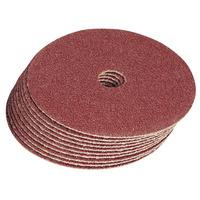 Draper 29082 100mm 36grit Aluminium Oxide Sanding Discs Pack of 10