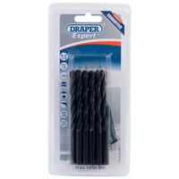 draper expert 38813 80mm hss twist drill pack 10