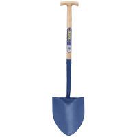 draper 10875 solid forged round mouth t handle shovel with ash shaft