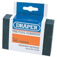 Draper 10106 Fine - Medium Grit Flexible Sanding Sponge