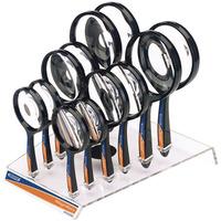 Draper 78477 Countertop Display of 12 Round Magnifiers