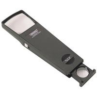 Draper 21560 Illuminated x 2 Magnifier with Additional x 8 Pull Ou...