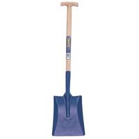 Draper 10877 Square Mouth Tee Handled Shovel with Ash Shaft