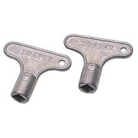 Draper 74880 Box of Two Zinc Radiator Keys