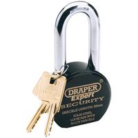draper expert 64206 63mm heavy duty stainless steel padlock amp 2 keys