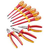 Draper 86013 Expert Quality Plier & Screwdriver Set Soft Handles 9pc