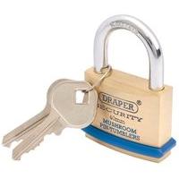 Draper 64161 Solid Padlock & 2 Keys 40mm