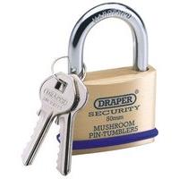 Draper 64162 Solid Padlock 50mm