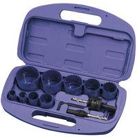 draper draper hs12 expert 12 piece holesaw kit