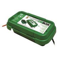 Dribox Weather proof IP55 power cord connection box 200mm green
