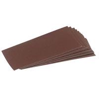 draper 59465 232 x 92mm 80grit aluminium oxide sanding sheets pack