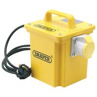 Draper 62001 1kva 230V 16A Single Outlet Portable Transformer