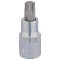 draper t55 x 55mm 12 square drive tx star socket bit