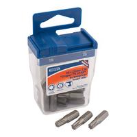 Draper 20 x 25mm T30 Tx Star Screwdriver Insert Bits