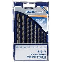 Draper Draper DS8MSA Expert 8 Piece Masonry Drill Bit Set