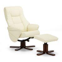 Drammen Swivel Recliner Chair Cream