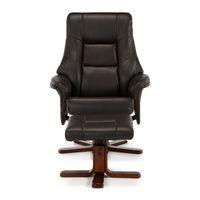 Drammen Massage Recliner Chair Brown