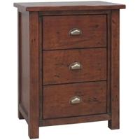 Driftwood Reclaimed Pine Bedside Cabinet - Large