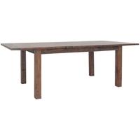 driftwood reclaimed pine extending dining table large