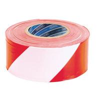 Draper 66041 75mm x 500m Red & White Barrier Tape Roll