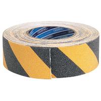 draper 63383 37m x 25mm black heavy duty safety grip tape roll